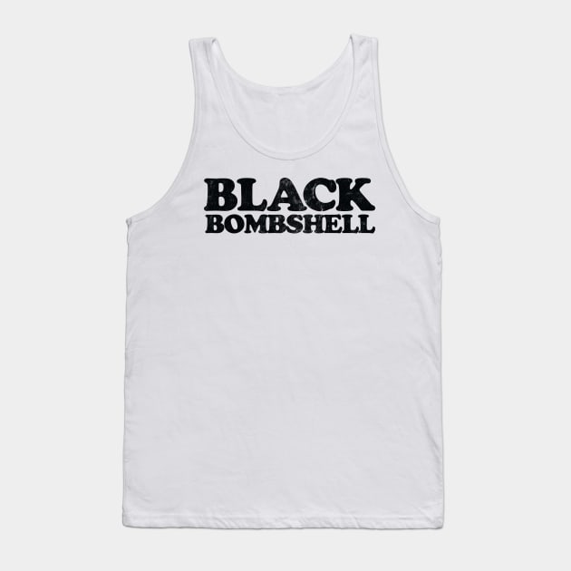 Black Bombshell Tank Top by DankFutura